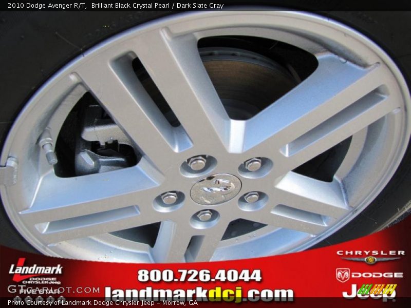 Brilliant Black Crystal Pearl / Dark Slate Gray 2010 Dodge Avenger R/T