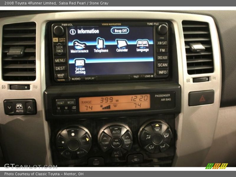 Salsa Red Pearl / Stone Gray 2008 Toyota 4Runner Limited