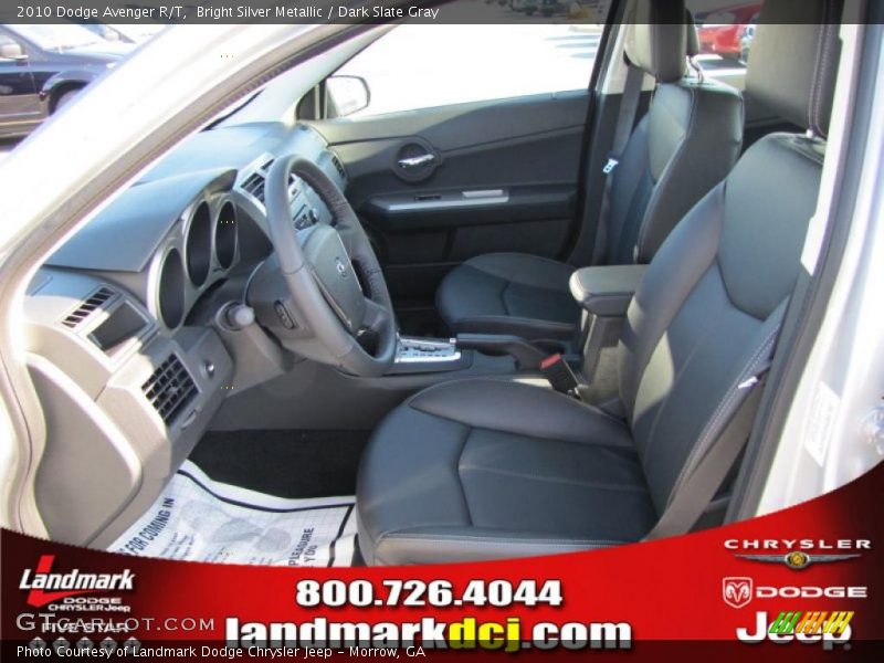 Bright Silver Metallic / Dark Slate Gray 2010 Dodge Avenger R/T