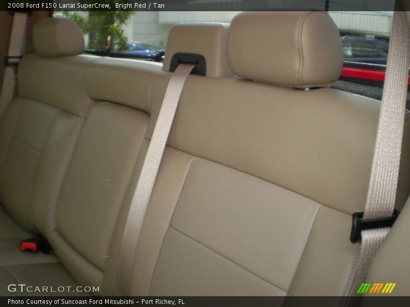 Bright Red / Tan 2008 Ford F150 Lariat SuperCrew