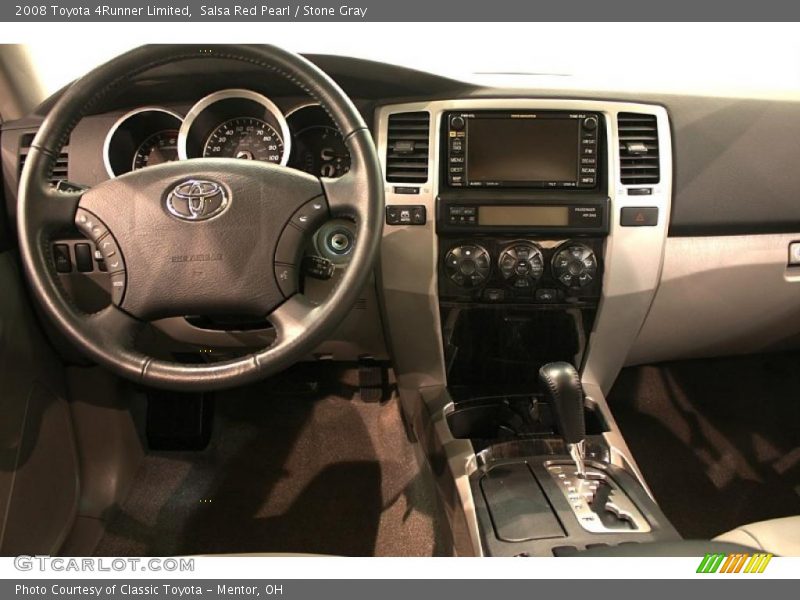 Salsa Red Pearl / Stone Gray 2008 Toyota 4Runner Limited