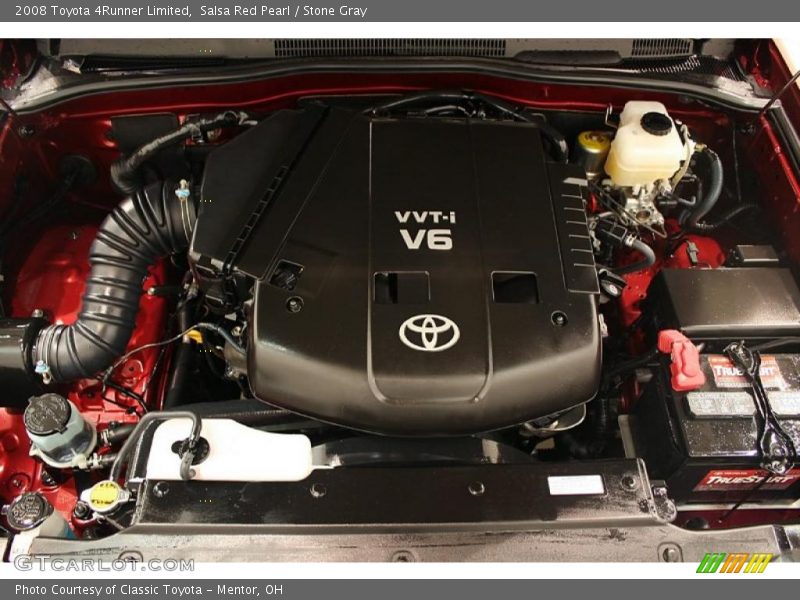Salsa Red Pearl / Stone Gray 2008 Toyota 4Runner Limited