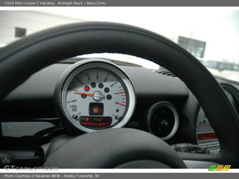 Midnight Black / Black/Grey 2009 Mini Cooper S Hardtop