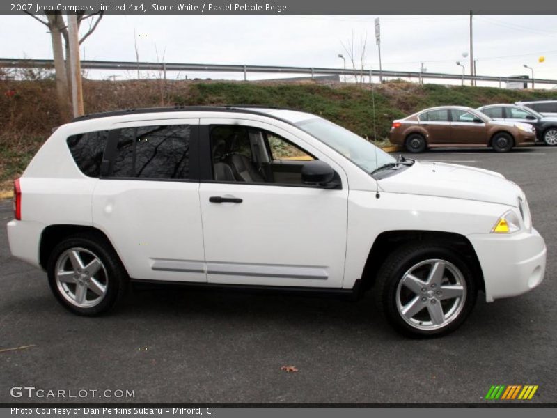 Stone White / Pastel Pebble Beige 2007 Jeep Compass Limited 4x4
