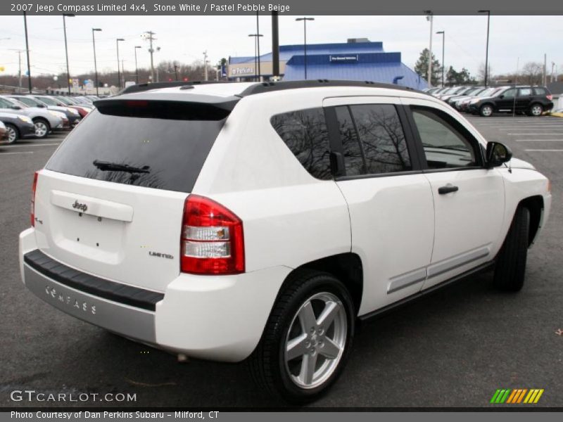 Stone White / Pastel Pebble Beige 2007 Jeep Compass Limited 4x4