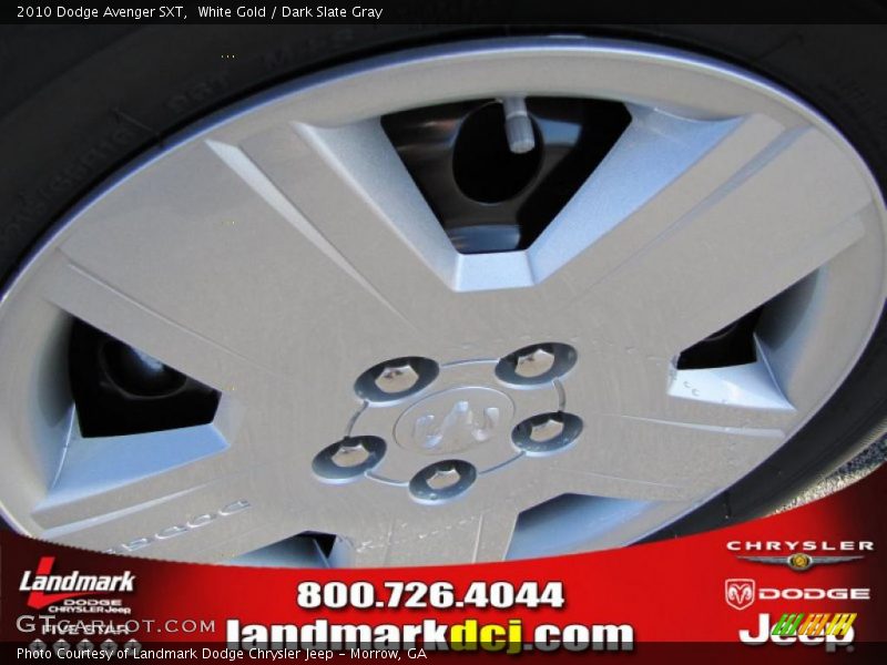 White Gold / Dark Slate Gray 2010 Dodge Avenger SXT