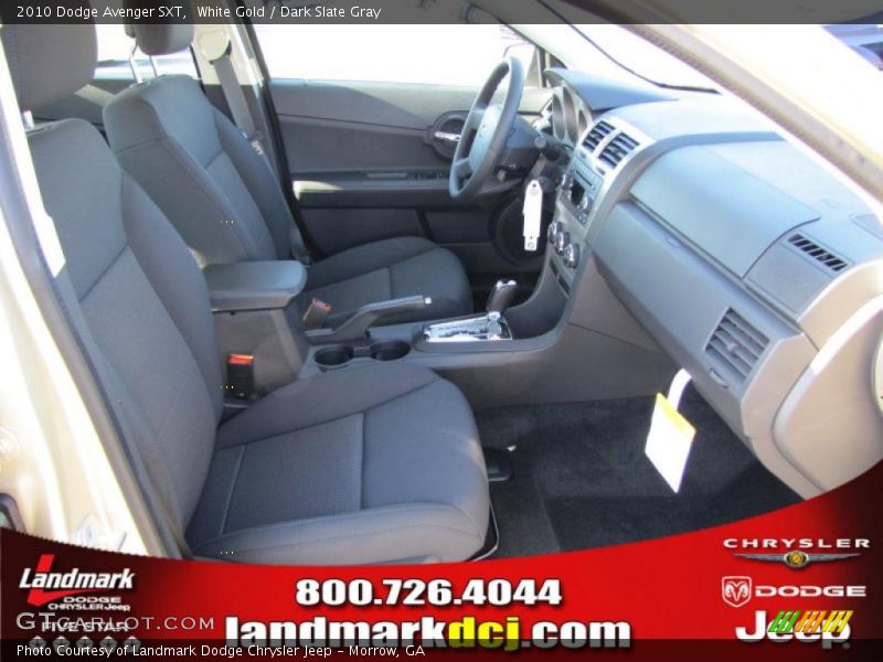 White Gold / Dark Slate Gray 2010 Dodge Avenger SXT
