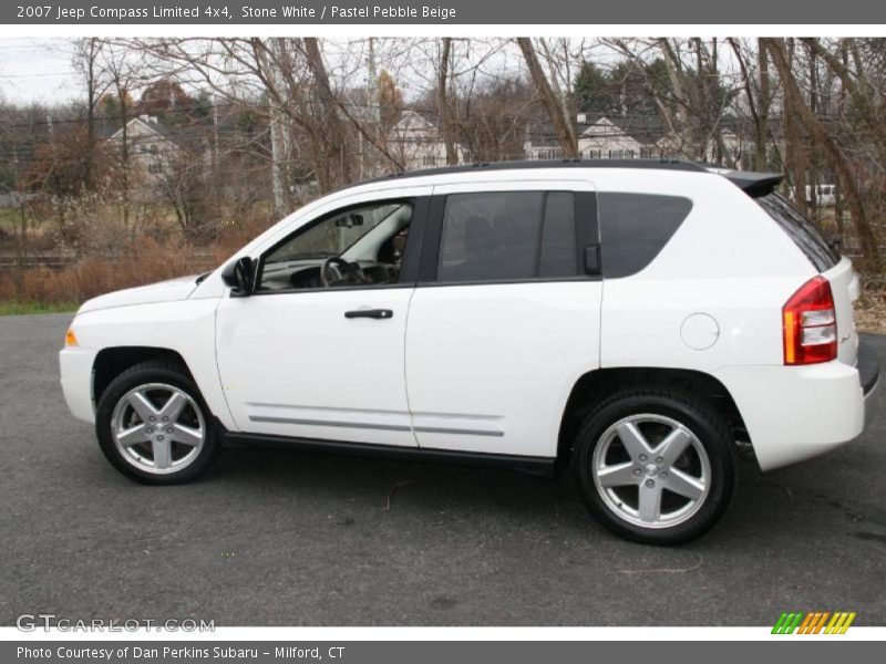 Stone White / Pastel Pebble Beige 2007 Jeep Compass Limited 4x4