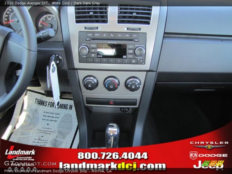 White Gold / Dark Slate Gray 2010 Dodge Avenger SXT