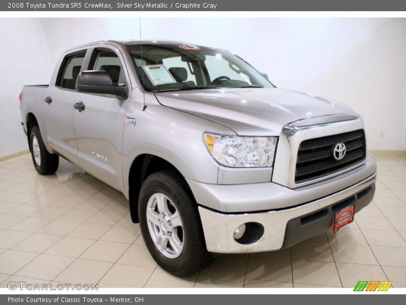 Silver Sky Metallic / Graphite Gray 2008 Toyota Tundra SR5 CrewMax