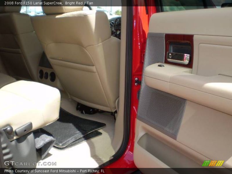 Bright Red / Tan 2008 Ford F150 Lariat SuperCrew