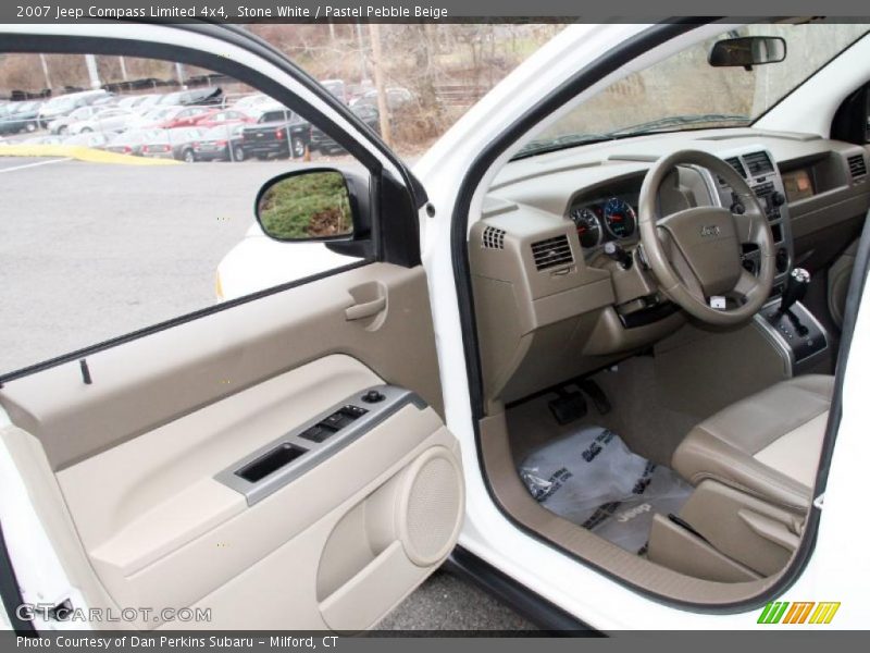 Stone White / Pastel Pebble Beige 2007 Jeep Compass Limited 4x4