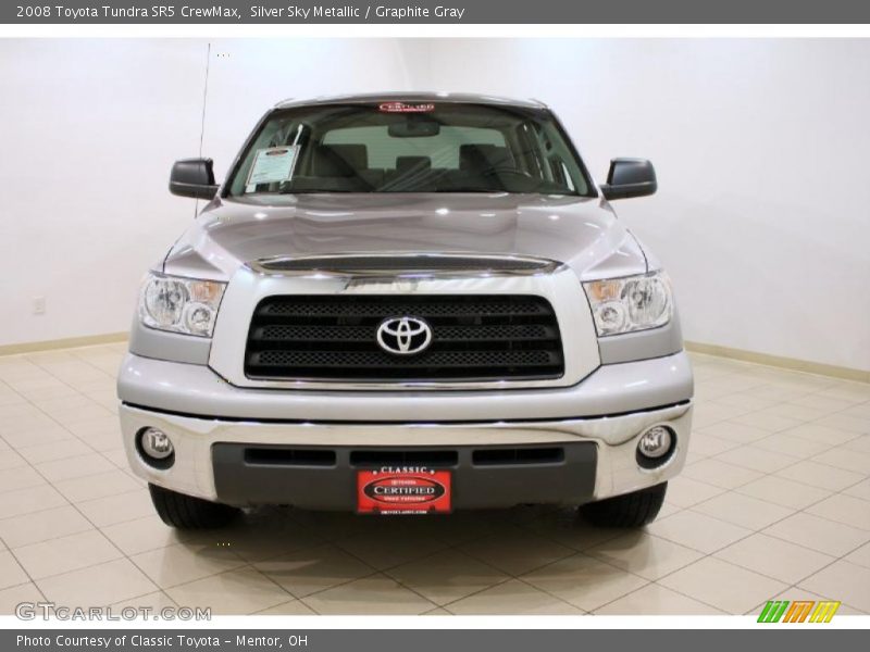Silver Sky Metallic / Graphite Gray 2008 Toyota Tundra SR5 CrewMax
