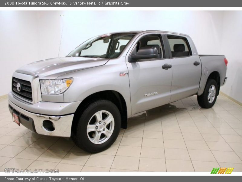 Silver Sky Metallic / Graphite Gray 2008 Toyota Tundra SR5 CrewMax