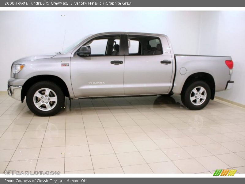 Silver Sky Metallic / Graphite Gray 2008 Toyota Tundra SR5 CrewMax