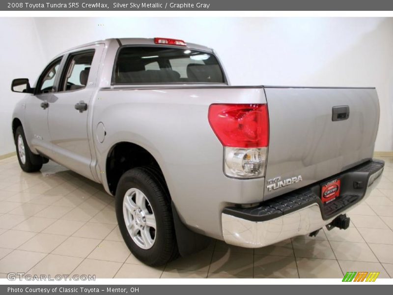 Silver Sky Metallic / Graphite Gray 2008 Toyota Tundra SR5 CrewMax
