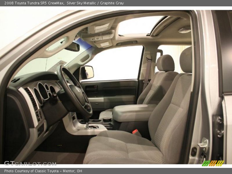 Silver Sky Metallic / Graphite Gray 2008 Toyota Tundra SR5 CrewMax