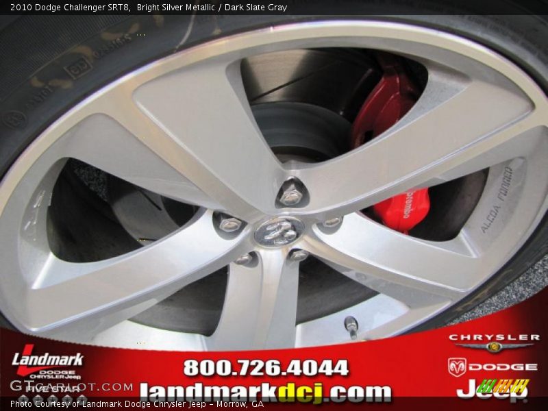 Bright Silver Metallic / Dark Slate Gray 2010 Dodge Challenger SRT8
