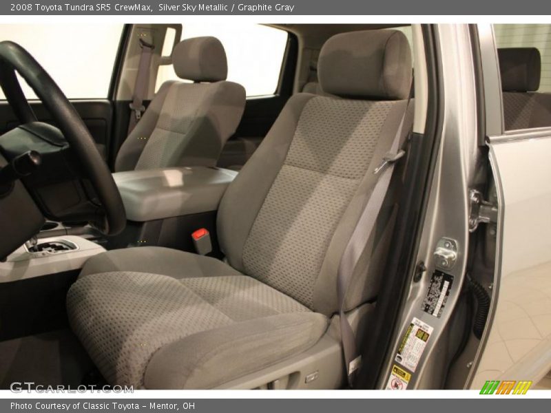 Silver Sky Metallic / Graphite Gray 2008 Toyota Tundra SR5 CrewMax