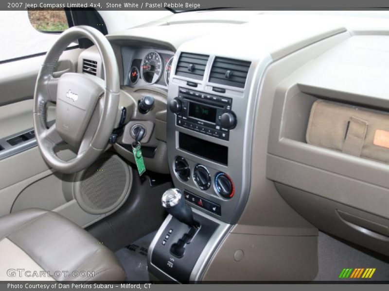 Stone White / Pastel Pebble Beige 2007 Jeep Compass Limited 4x4