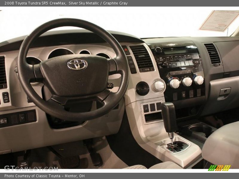 Silver Sky Metallic / Graphite Gray 2008 Toyota Tundra SR5 CrewMax