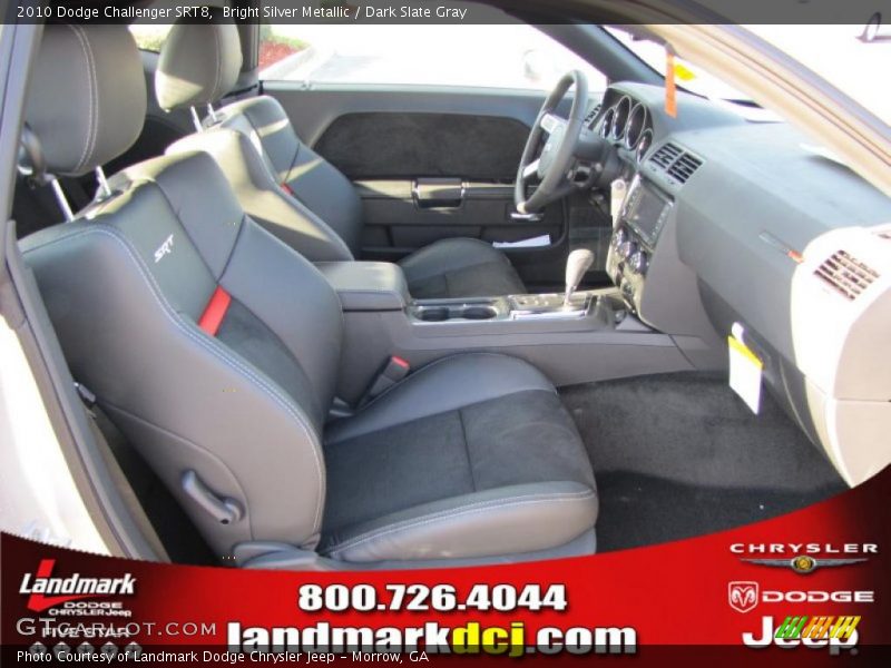 Bright Silver Metallic / Dark Slate Gray 2010 Dodge Challenger SRT8
