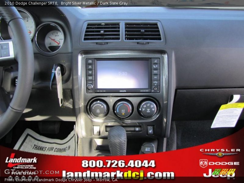 Bright Silver Metallic / Dark Slate Gray 2010 Dodge Challenger SRT8