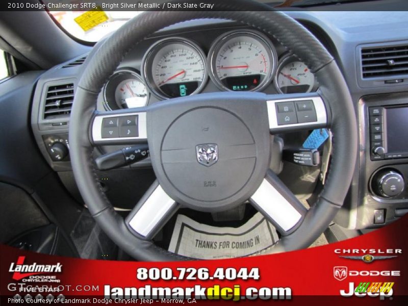 Bright Silver Metallic / Dark Slate Gray 2010 Dodge Challenger SRT8