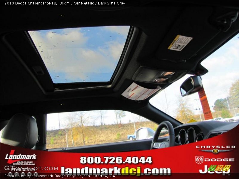 Bright Silver Metallic / Dark Slate Gray 2010 Dodge Challenger SRT8