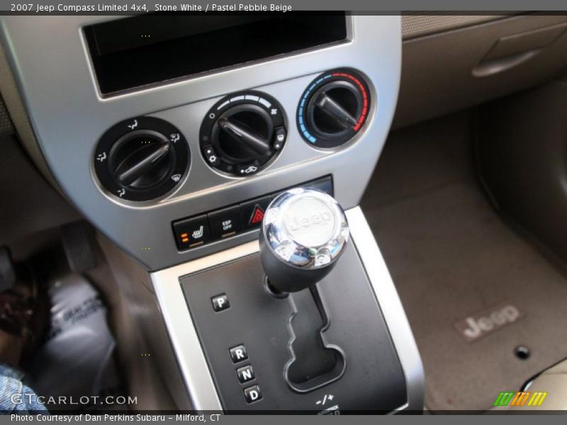 Stone White / Pastel Pebble Beige 2007 Jeep Compass Limited 4x4