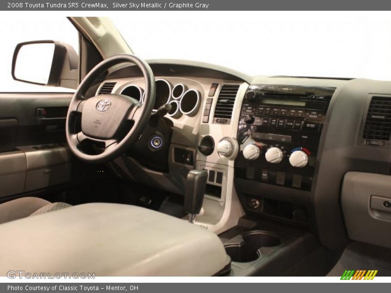 Silver Sky Metallic / Graphite Gray 2008 Toyota Tundra SR5 CrewMax