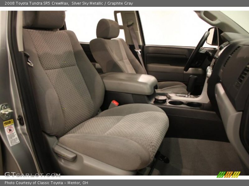 Silver Sky Metallic / Graphite Gray 2008 Toyota Tundra SR5 CrewMax