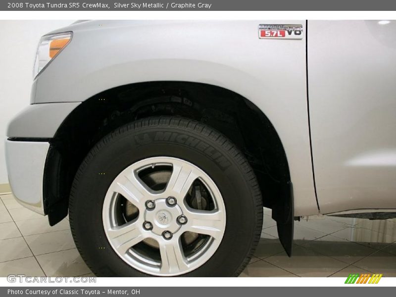 Silver Sky Metallic / Graphite Gray 2008 Toyota Tundra SR5 CrewMax