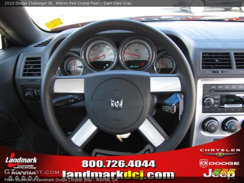 Inferno Red Crystal Pearl / Dark Slate Gray 2010 Dodge Challenger SE