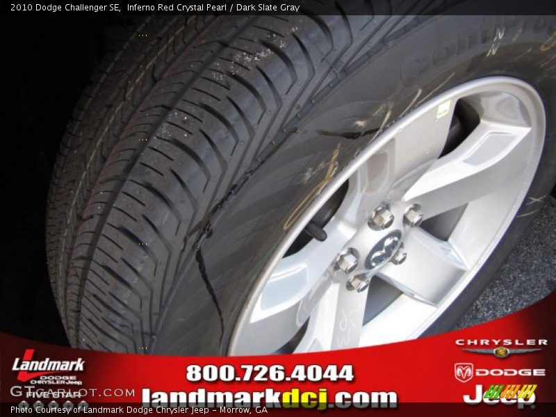 Inferno Red Crystal Pearl / Dark Slate Gray 2010 Dodge Challenger SE