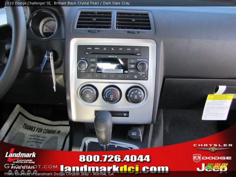 Brilliant Black Crystal Pearl / Dark Slate Gray 2010 Dodge Challenger SE