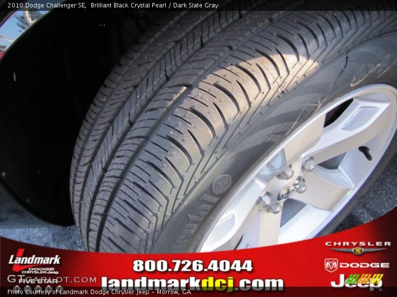 Brilliant Black Crystal Pearl / Dark Slate Gray 2010 Dodge Challenger SE