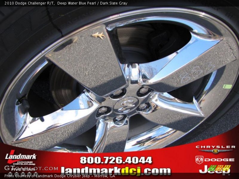 Deep Water Blue Pearl / Dark Slate Gray 2010 Dodge Challenger R/T