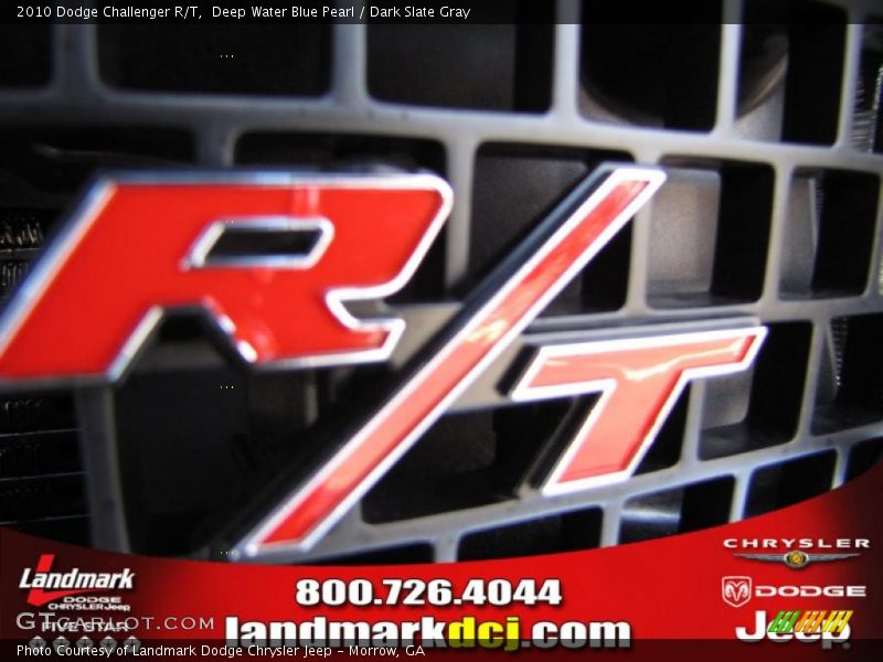 Deep Water Blue Pearl / Dark Slate Gray 2010 Dodge Challenger R/T