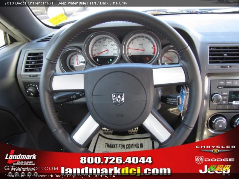 Deep Water Blue Pearl / Dark Slate Gray 2010 Dodge Challenger R/T