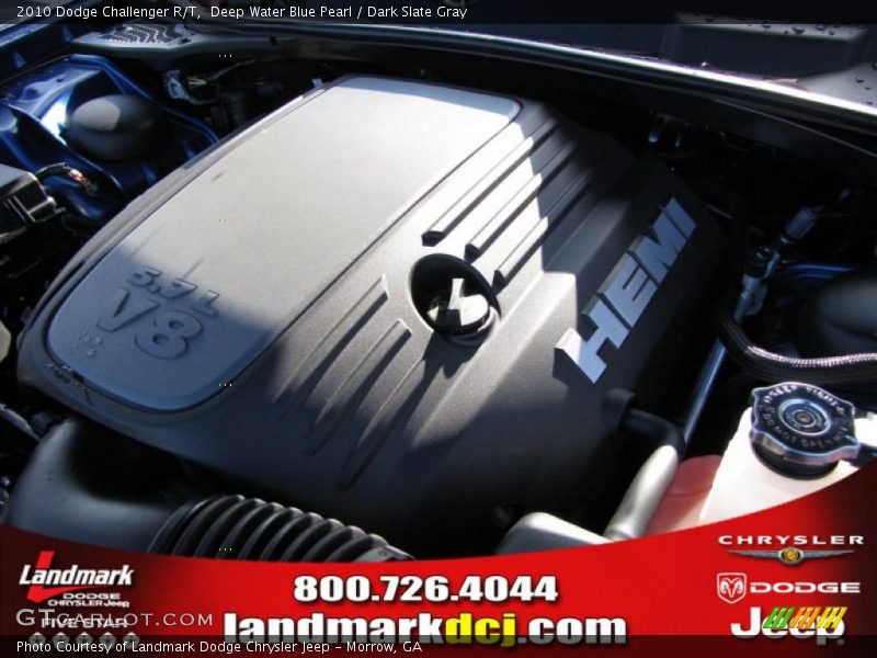 Deep Water Blue Pearl / Dark Slate Gray 2010 Dodge Challenger R/T