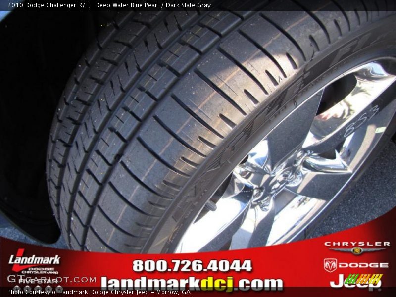 Deep Water Blue Pearl / Dark Slate Gray 2010 Dodge Challenger R/T