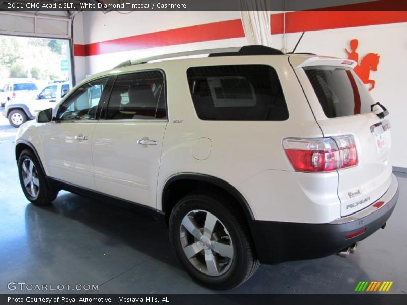White Diamond Tintcoat / Cashmere 2011 GMC Acadia SLT
