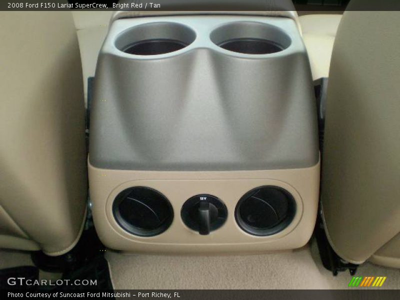 Bright Red / Tan 2008 Ford F150 Lariat SuperCrew