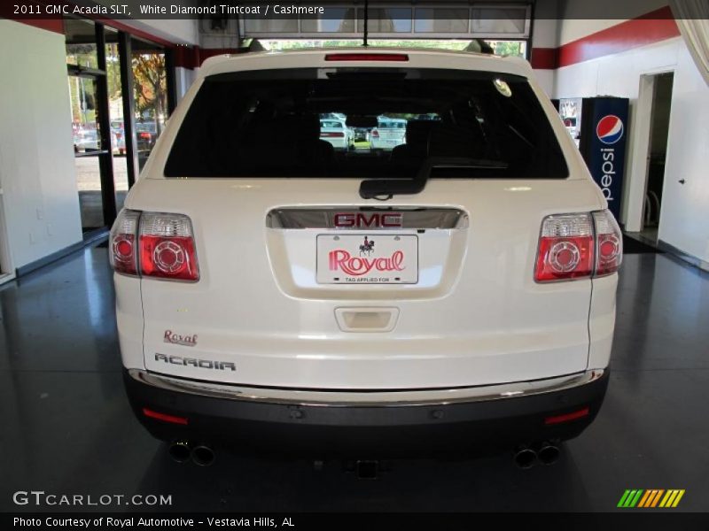 White Diamond Tintcoat / Cashmere 2011 GMC Acadia SLT