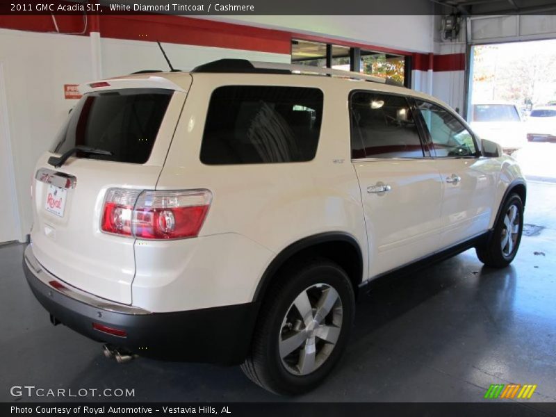 White Diamond Tintcoat / Cashmere 2011 GMC Acadia SLT