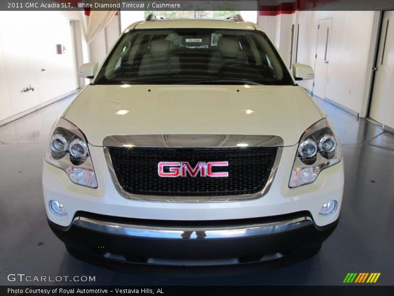 White Diamond Tintcoat / Cashmere 2011 GMC Acadia SLT