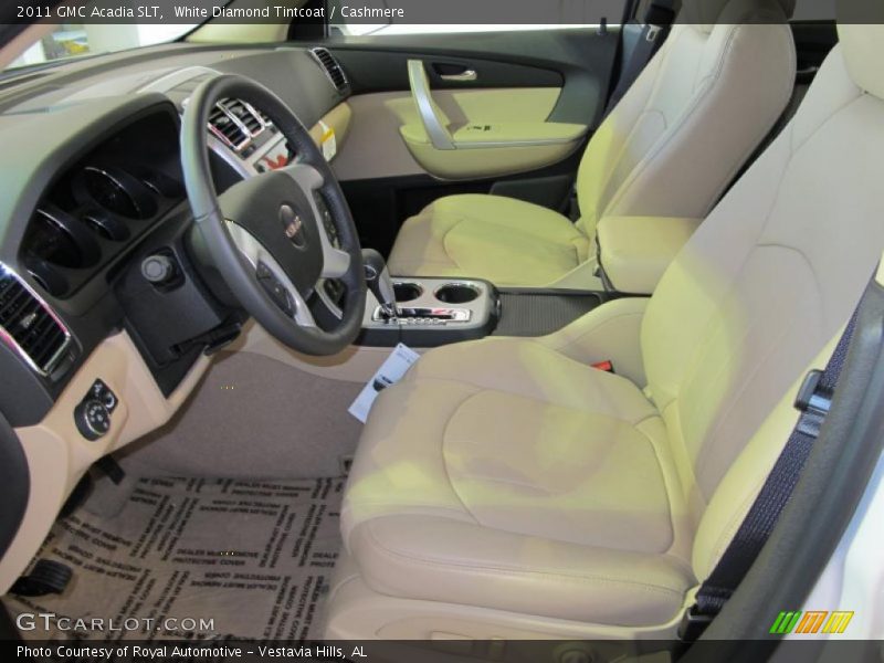 White Diamond Tintcoat / Cashmere 2011 GMC Acadia SLT