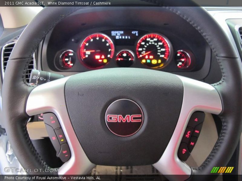 White Diamond Tintcoat / Cashmere 2011 GMC Acadia SLT