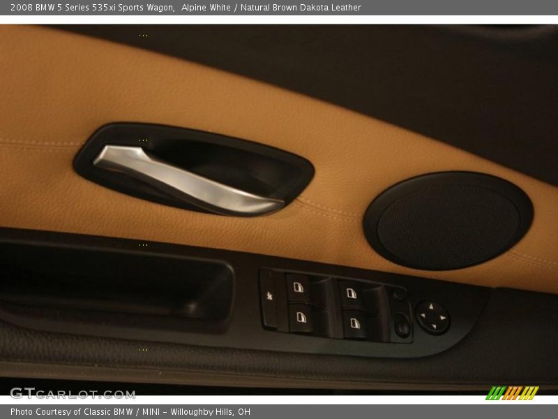 Alpine White / Natural Brown Dakota Leather 2008 BMW 5 Series 535xi Sports Wagon